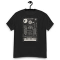 Synth art T-shirt for electronic musician who plays synthesizer