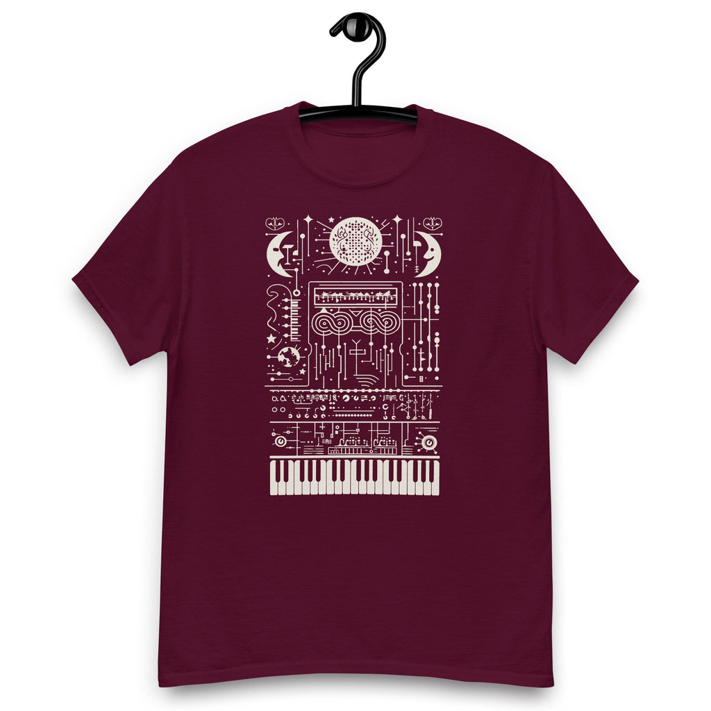 Synthesizer Mystic art musician t-shirt for synth lover