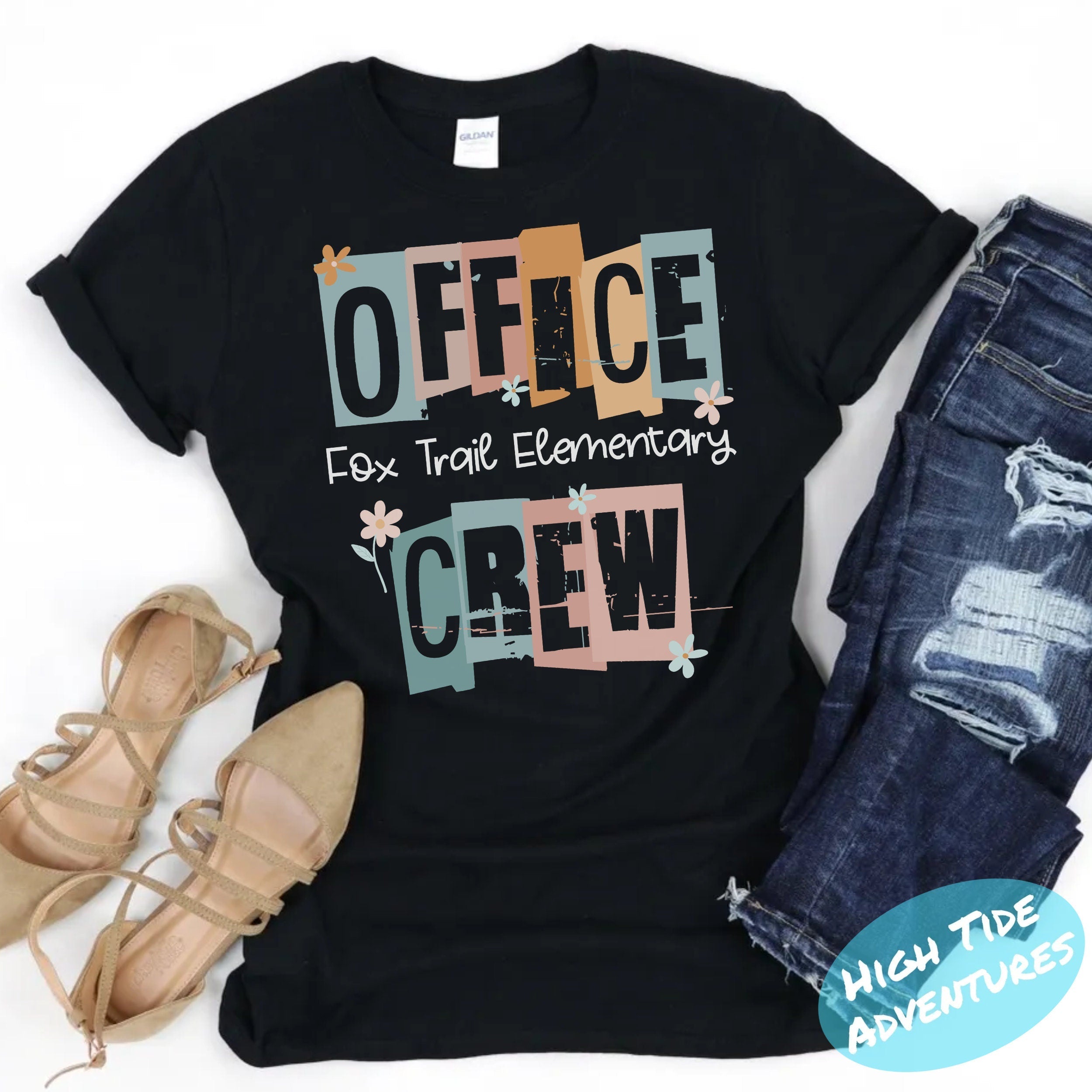 Office Squad Shirt, Secretary Shirts, Staff Shirt, Squad Goals, Office Staff Shirt, Office Staff Matching, Front Office Shirt, Office Crew