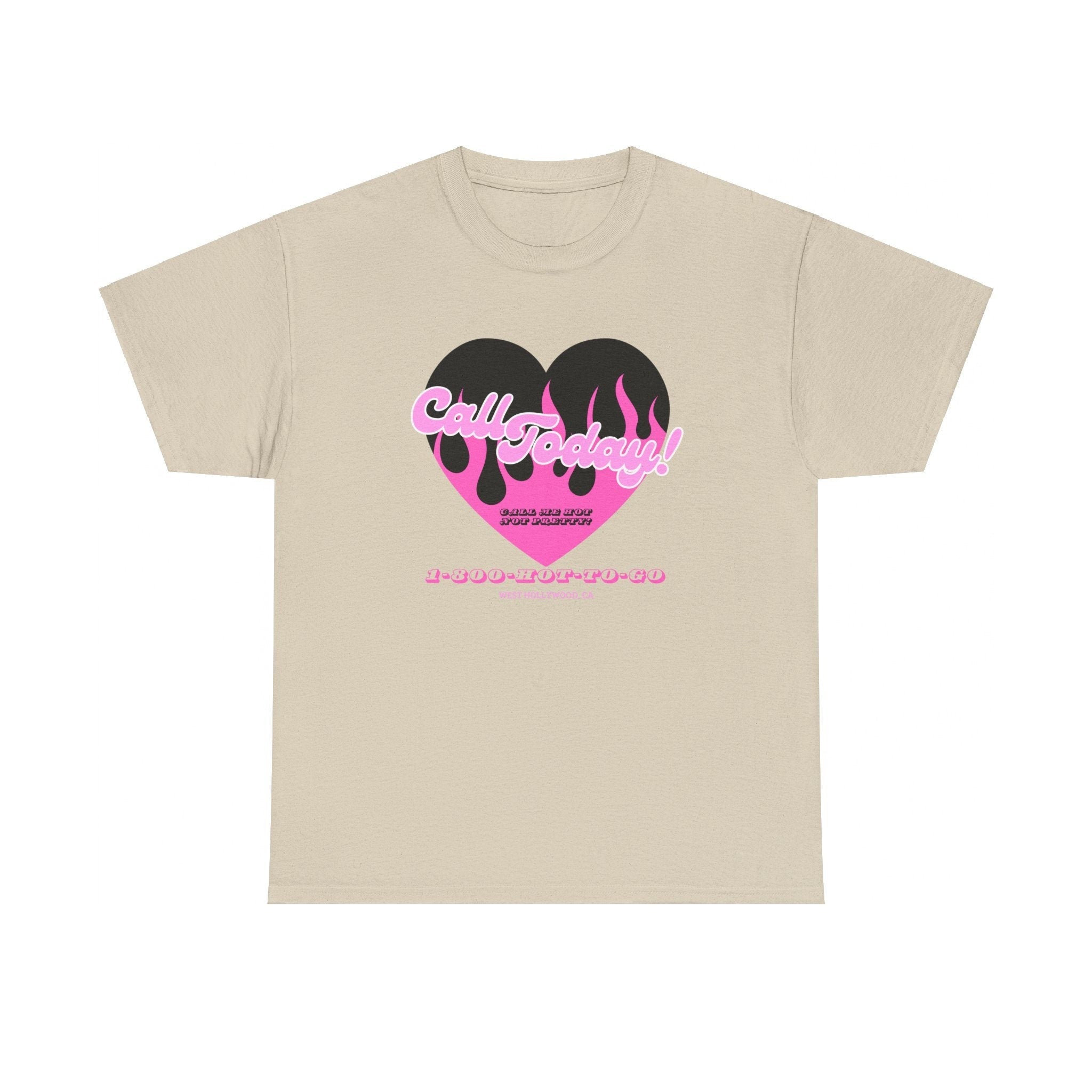 Hot To Go Tee Shirt | unisex cotton tee, y2k tee shirt, anglecore, gen z shirt, clean girl aesthetic, gen z shirt, hot to go tee