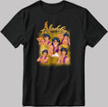 Aladdin Short Sleeve White-Black Men's / Women's T Shirt J036