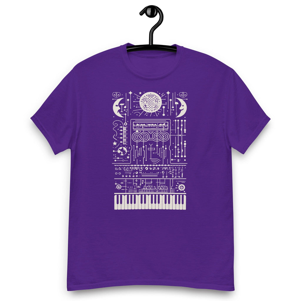 Synthesizer Mystic art musician t-shirt for synth lover