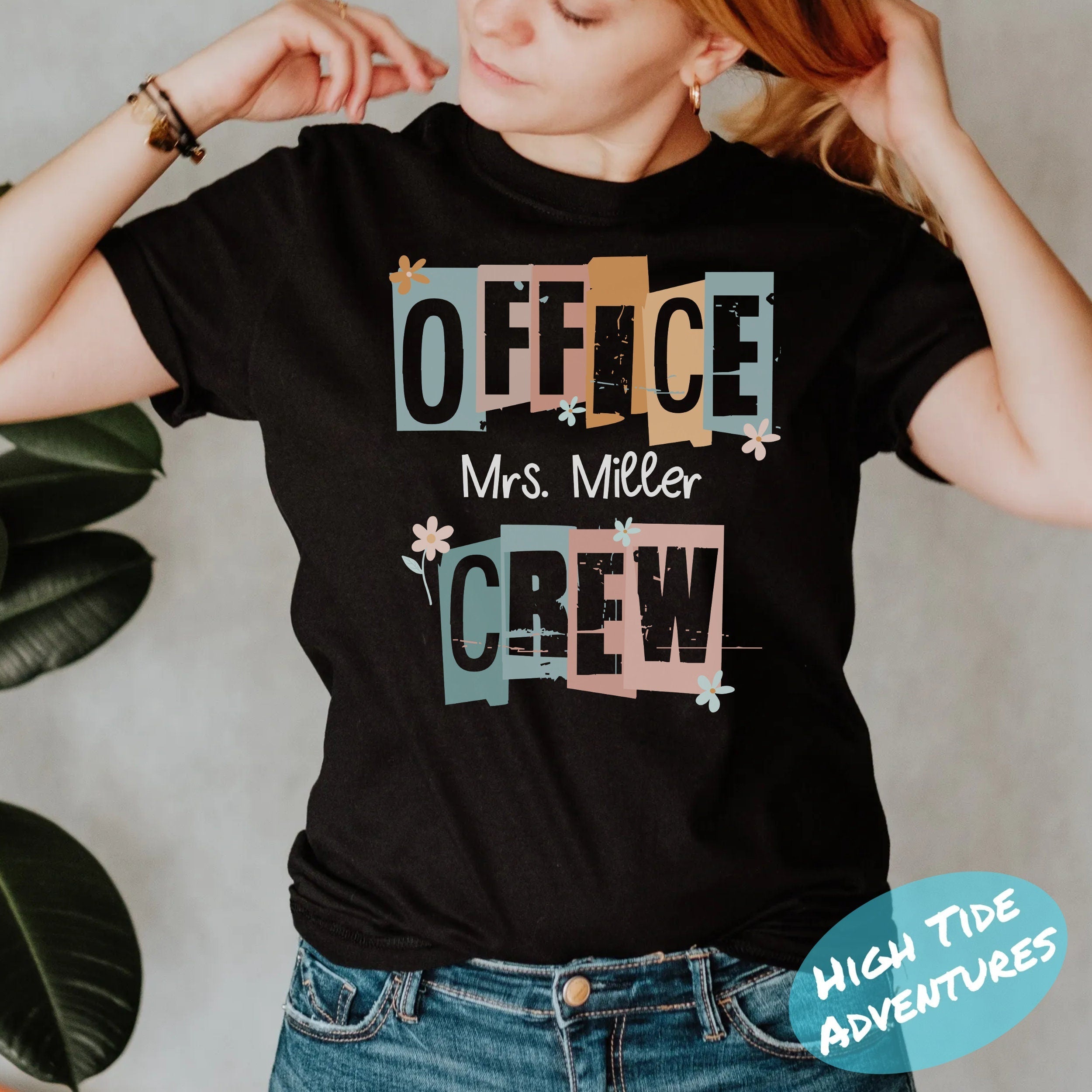 Office Squad Shirt, Secretary Shirts, Staff Shirt, Squad Goals, Office Staff Shirt, Office Staff Matching, Front Office Shirt, Office Crew