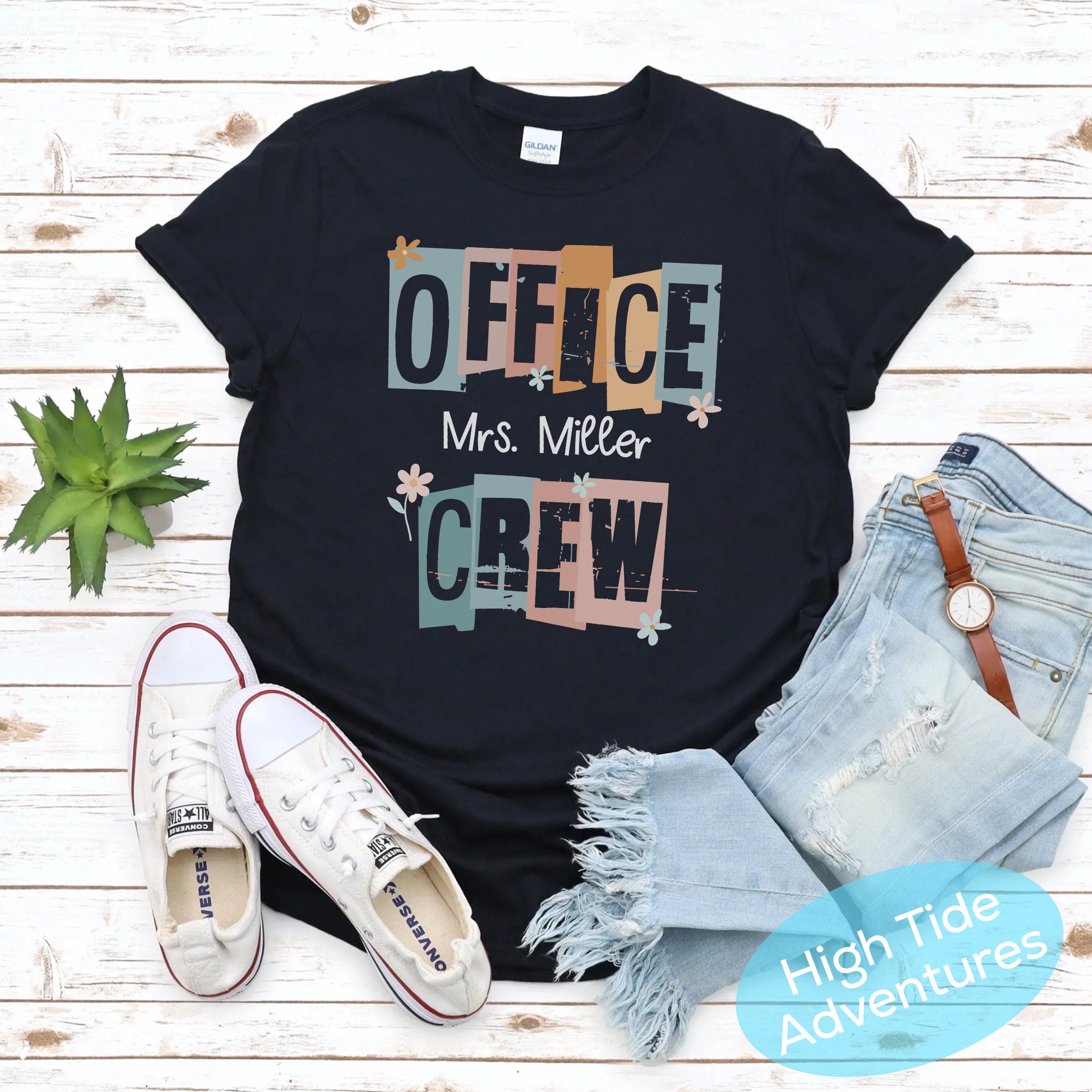 Office Squad Shirt, Secretary Shirts, Staff Shirt, Squad Goals, Office Staff Shirt, Office Staff Matching, Front Office Shirt, Office Crew
