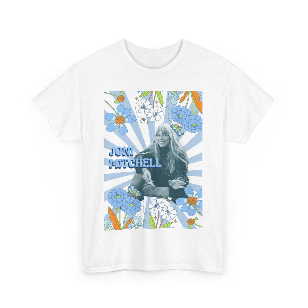 Blue Joni Mitchell Band Tee