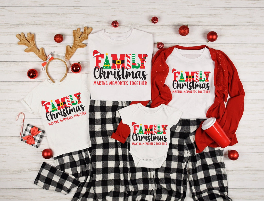 Family Christmas Making Memories Shirt, Custom Christmas Family Shirt, Christmas Group Tee, Xmas Family Sweatshirts ,Family Reunion Tee