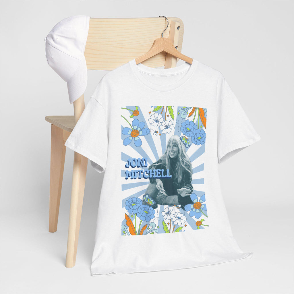 Blue Joni Mitchell Band Tee
