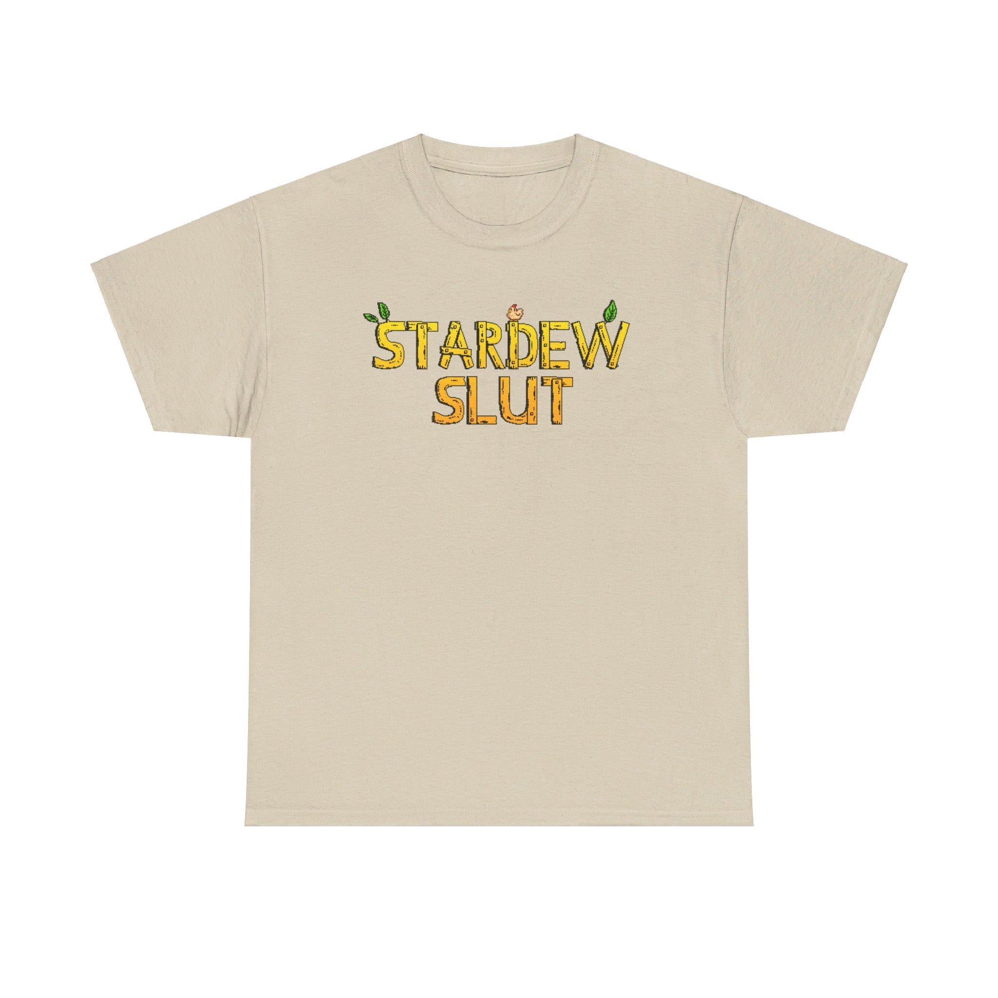 Stardew Slut - Funny stardew inspired T-Shirt - Unisex Heavy Cotton Tee