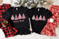 Merry and Bright Sweatshirt, Christmas Tree Shirt, Merry Christmas Shirt, Merry and Bright Trees Tee, Christmas Gift, Xmas Tree Couple Shirt