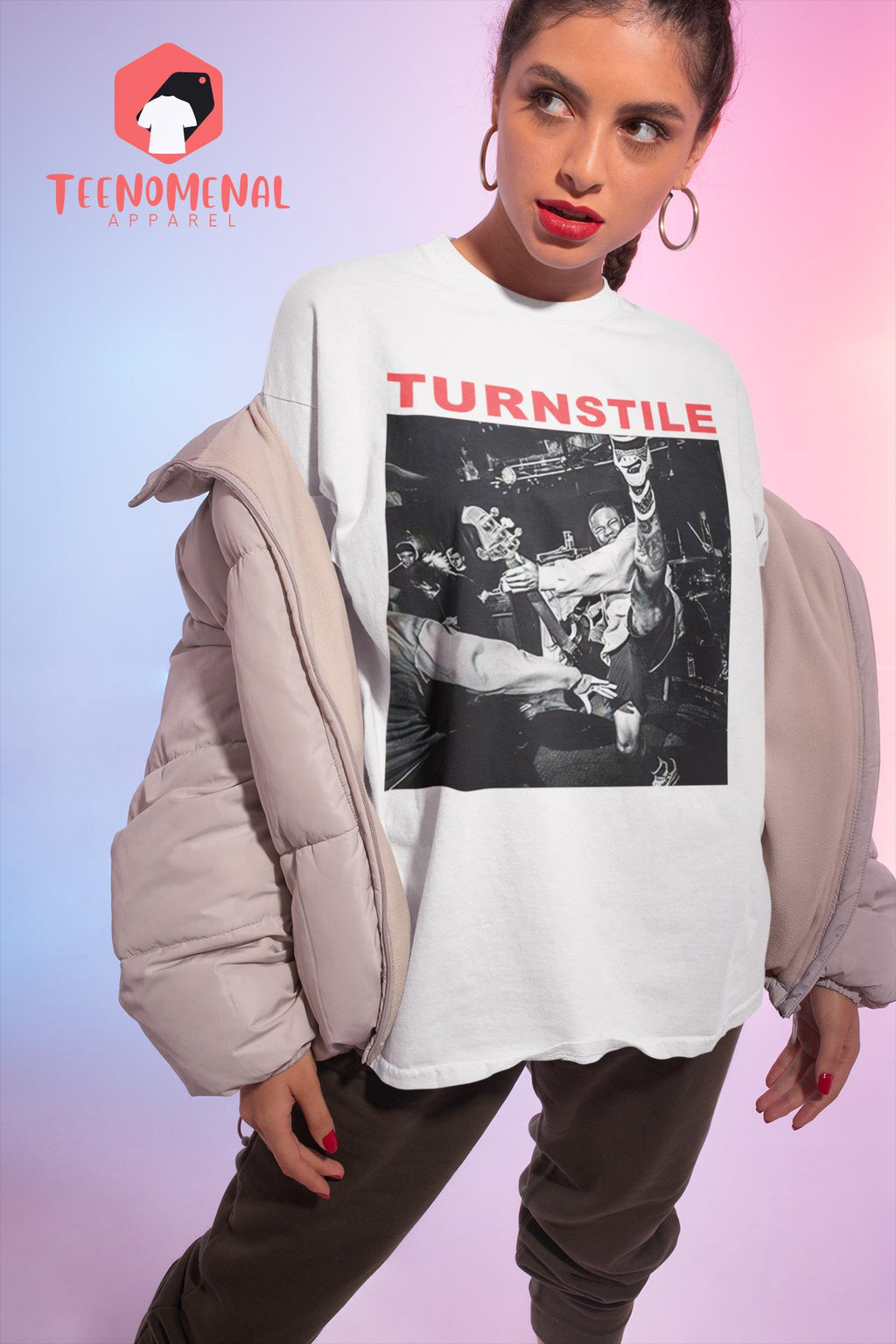 Turnstile Unisex T-Shirt - Glow On Album - Music Band Graphic Tee - Artist Poster Shirt for Gift