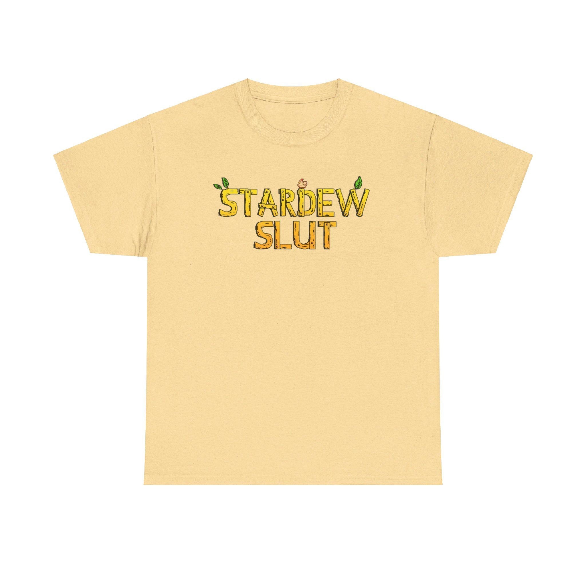 Stardew Slut - Funny stardew inspired T-Shirt - Unisex Heavy Cotton Tee