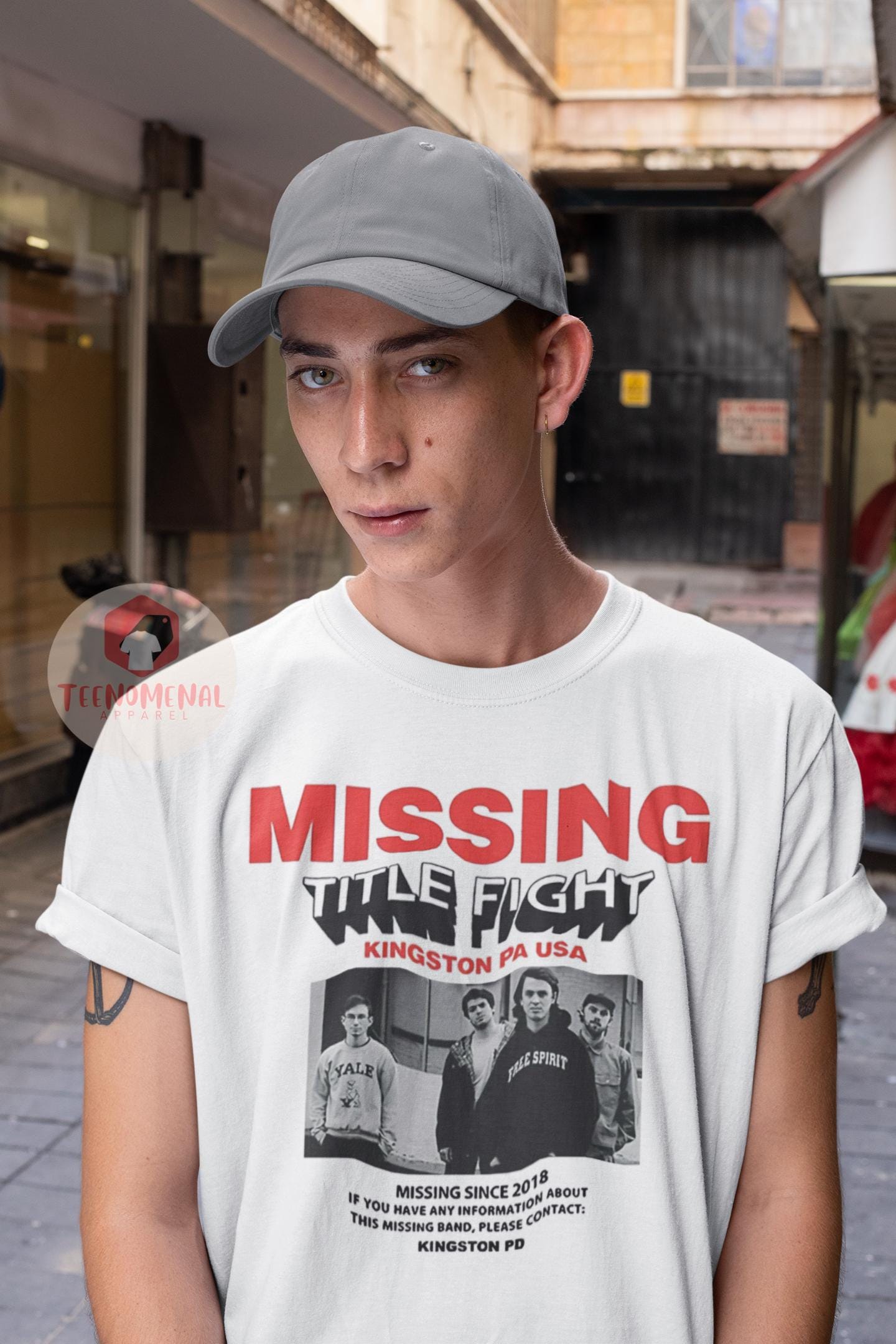 Title Fight Unisex T-Shirt - Indie Music Band Merch - Title Fight Missing Tee - Gift for Rock Music Fans