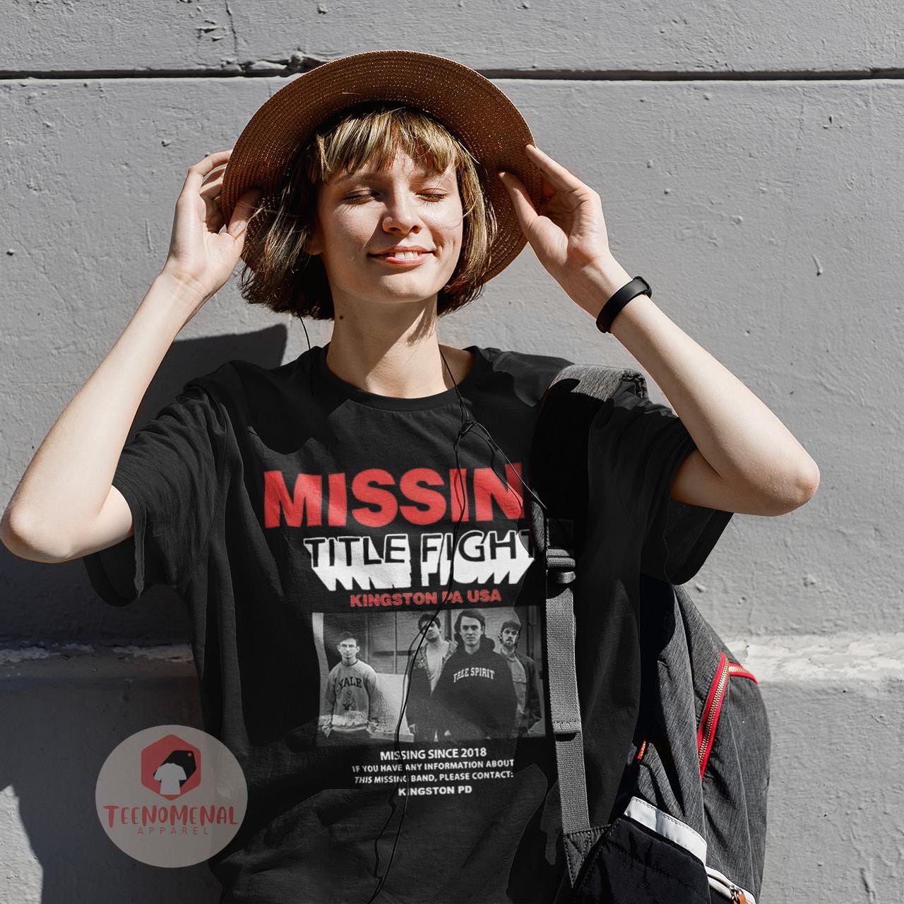Title Fight Unisex T-Shirt - Indie Music Band Merch - Title Fight Missing Tee - Gift for Rock Music Fans