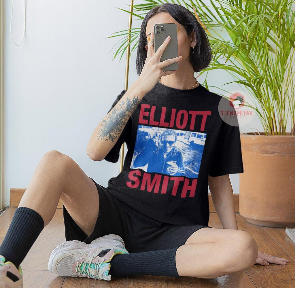Elliott Smith Unisex T-Shirt - Indie Music Graphic Tee - Heatmiser Merch - Gift for Elliott Smith Fans - Roman Candle Album