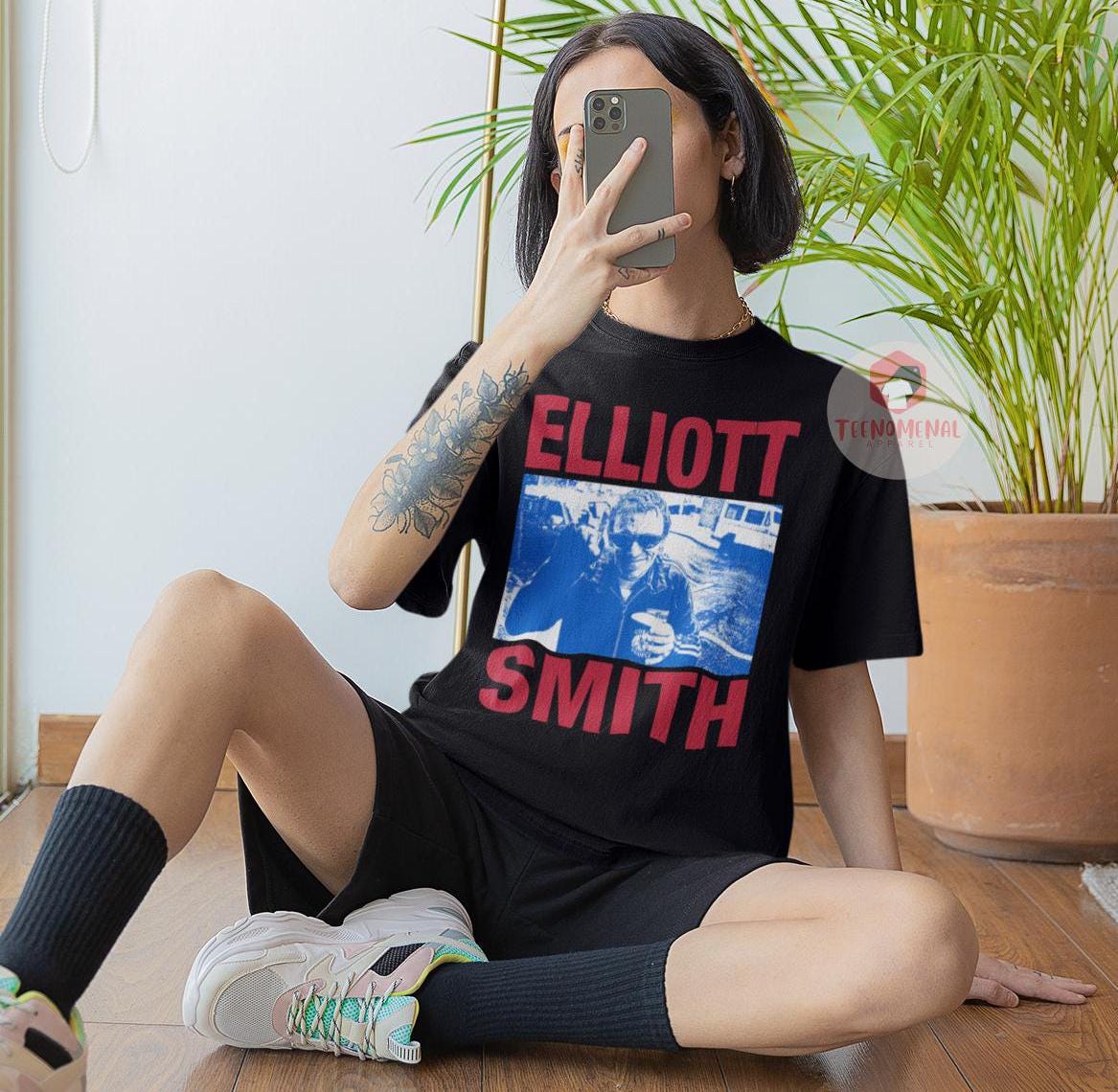 Elliott Smith Unisex T-Shirt - Indie Music Graphic Tee - Heatmiser Merch - Gift for Elliott Smith Fans - Roman Candle Album
