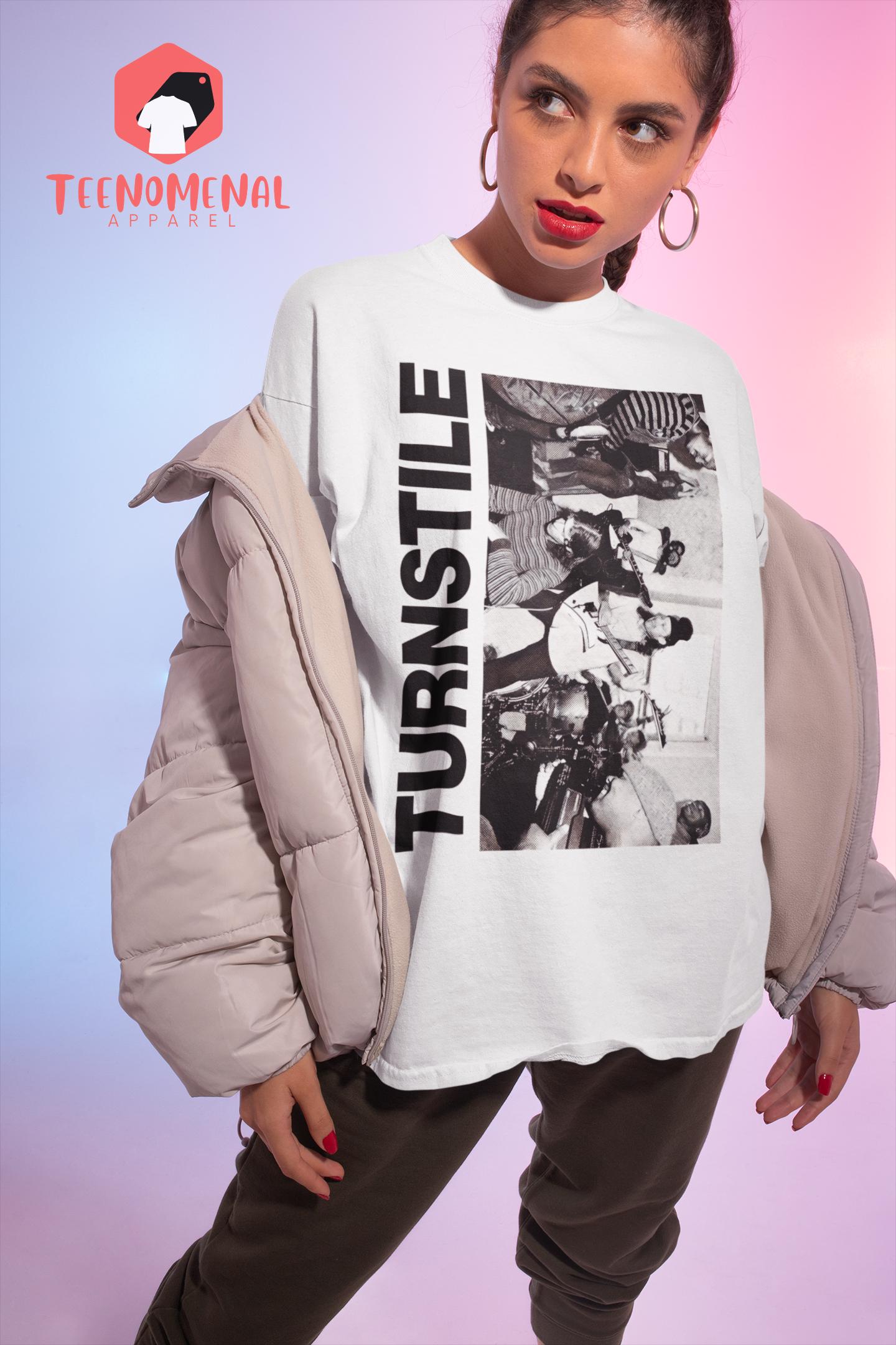 Turnstile Unisex T-Shirt - Nonstop Feeling Album Tee - Indie Music Band Graphic Shirt - Gift For Rock Music Fans
