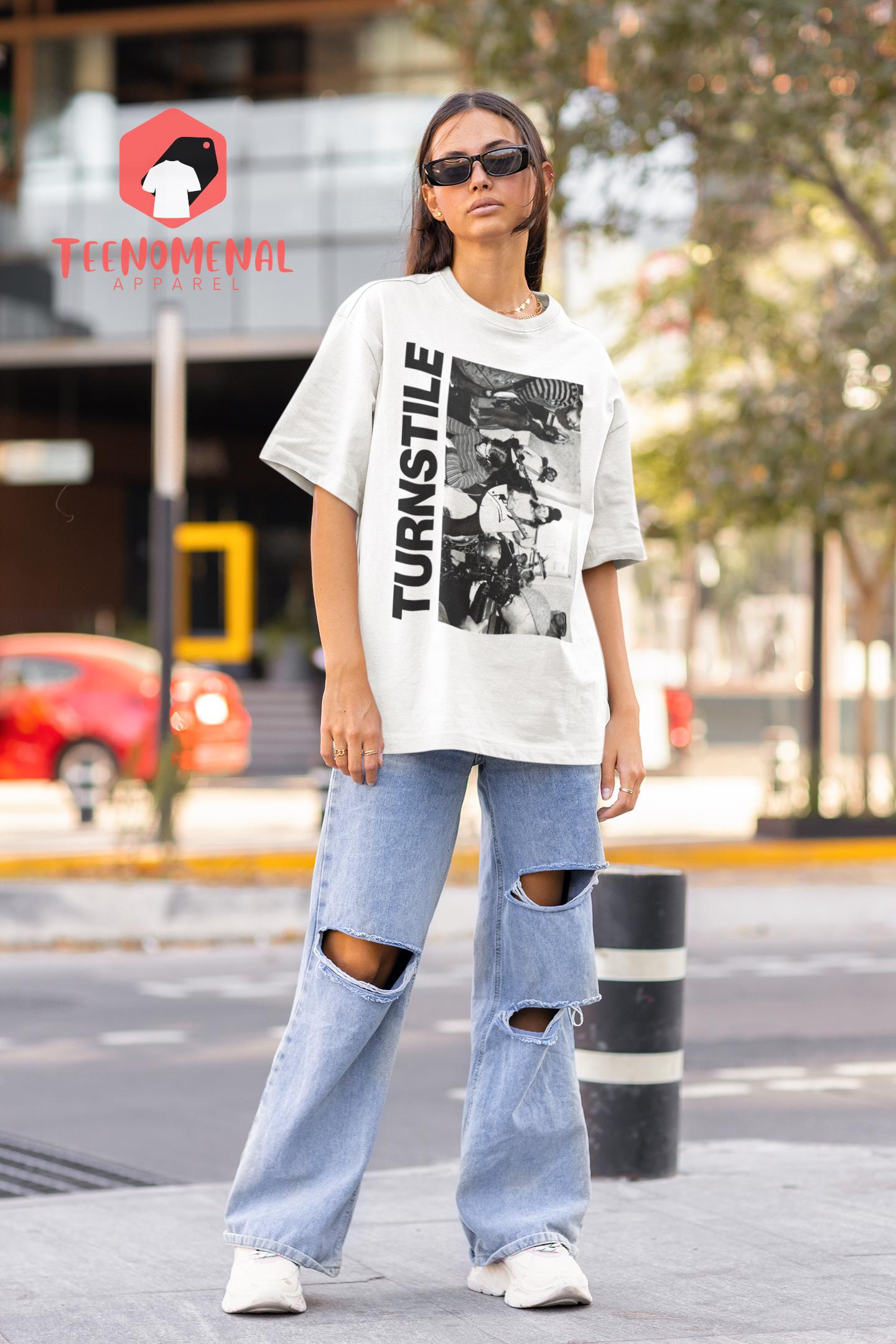 Turnstile Unisex T-Shirt - Nonstop Feeling Album Tee - Indie Music Band Graphic Shirt - Gift For Rock Music Fans