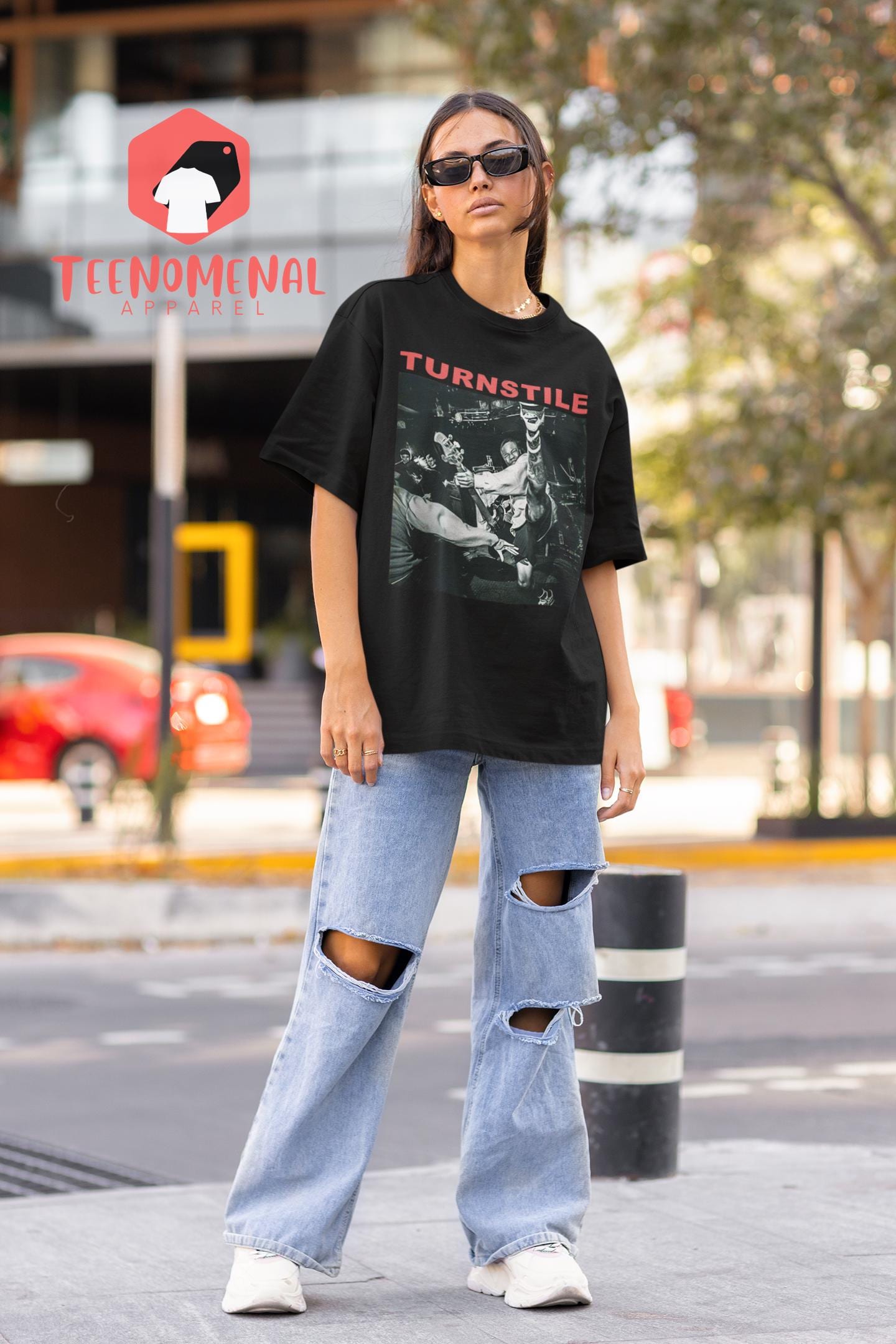 Turnstile Unisex T-Shirt - Glow On Album - Music Band Graphic Tee - Artist Poster Shirt for Gift