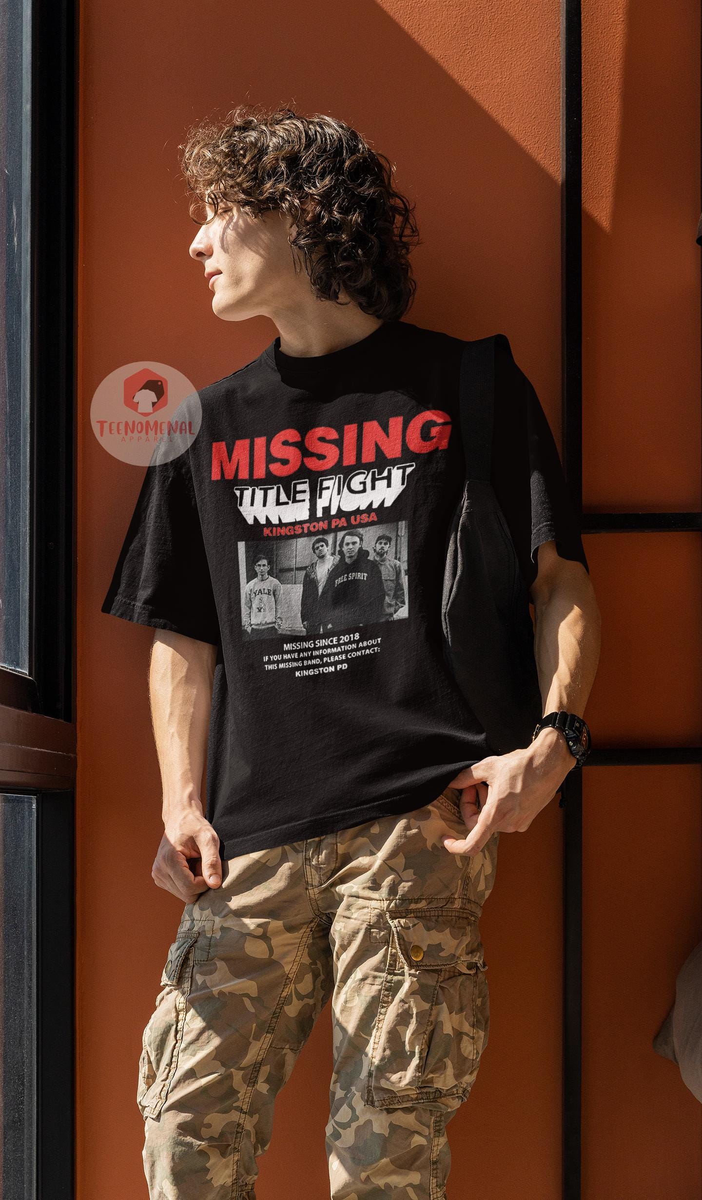 Title Fight Unisex T-Shirt - Indie Music Band Merch - Title Fight Missing Tee - Gift for Rock Music Fans