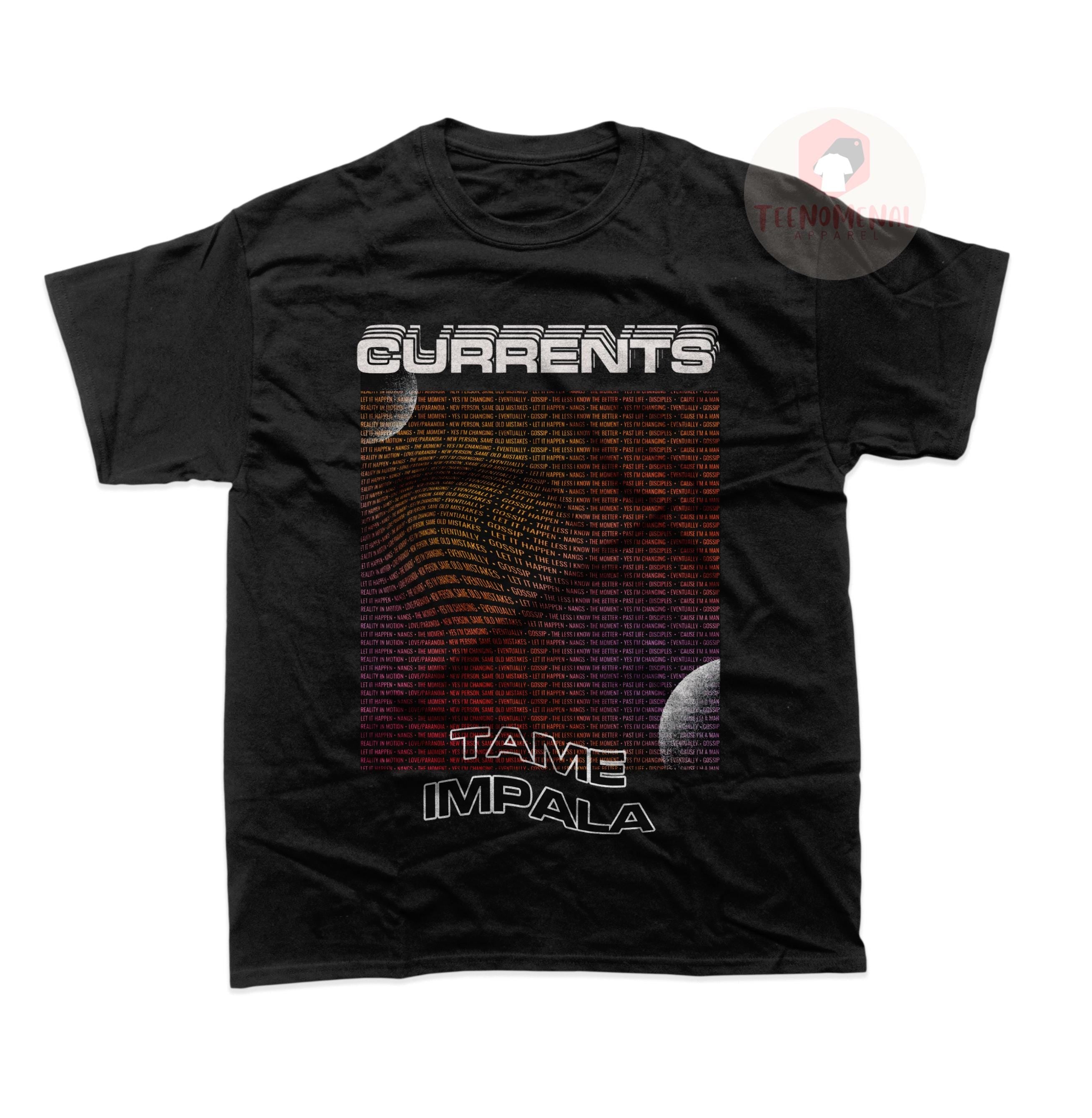 Tame Impala Unisex T-Shirt - Music Band Graphic Tee - Psychedelic Rock Merch -Currents Album - Gift for Tame Impala Fans