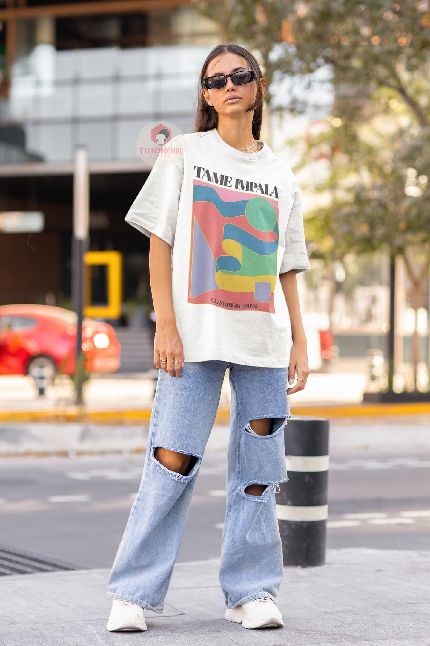 Tame Impala Unisex T-Shirt - Music Band Merch - Currents Album Tee - Gift For Rock Music Fans - The Slow Rush