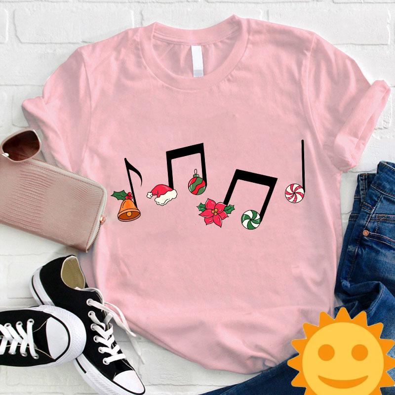 Christmas Music Has Been Played Teacher Vintage T-Shirt, Cute Christmas Gift, Santa Claus Shirt, Music Note Shirt, Music Teacher Gift