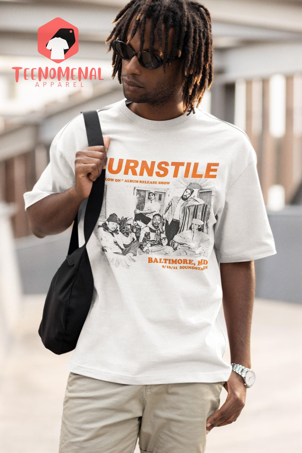 Turnstile Unisex T-Shirt - Rock Music Band Merch - Glow On Album Tee - Gift for Rock Music Fans - Nonstop Feeling