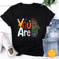 Inspirational Positive Teacher Vintage T-Shirt, Cute Christmas Gift, Inspirational Shirt, Inspirational Positive Tee