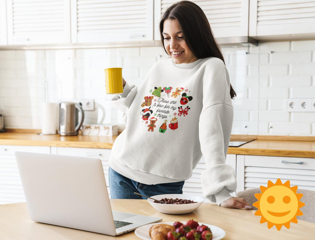 These Are A Few Of My Favorite Things Christmas Vintage T-Shirt, Christmas Shirt, Cute Christmas Gift Tee, Christmas Cake Shirt