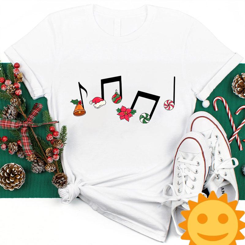 Christmas Music Has Been Played Teacher Vintage T-Shirt, Cute Christmas Gift, Santa Claus Shirt, Music Note Shirt, Music Teacher Gift