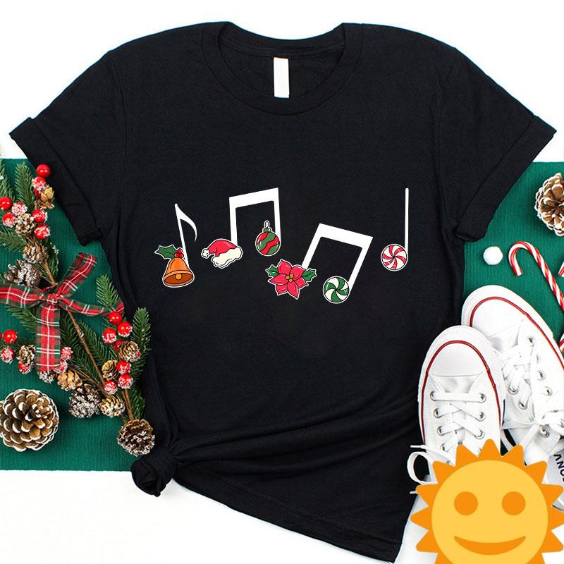 Christmas Music Has Been Played Teacher Vintage T-Shirt, Cute Christmas Gift, Santa Claus Shirt, Music Note Shirt, Music Teacher Gift