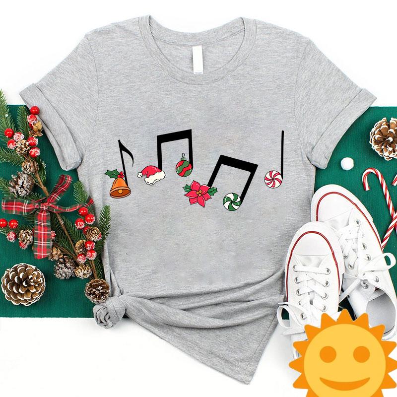 Christmas Music Has Been Played Teacher Vintage T-Shirt, Cute Christmas Gift, Santa Claus Shirt, Music Note Shirt, Music Teacher Gift