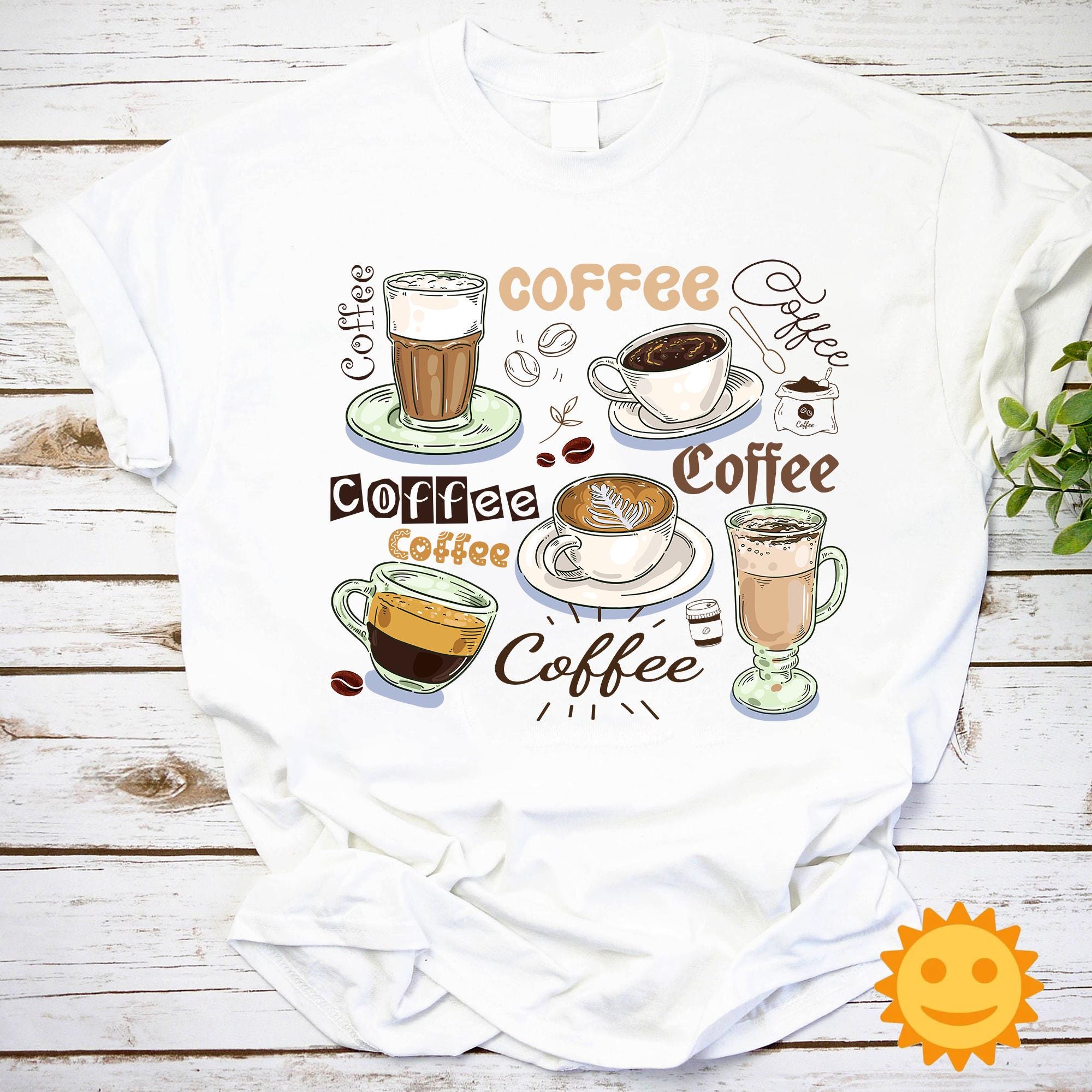 Coffee Lovers Vintage T-Shirt, Cute Coffee Gift, Coffee Shirt, Matcha Shirt, Latte Shirt, Mocha Shirt