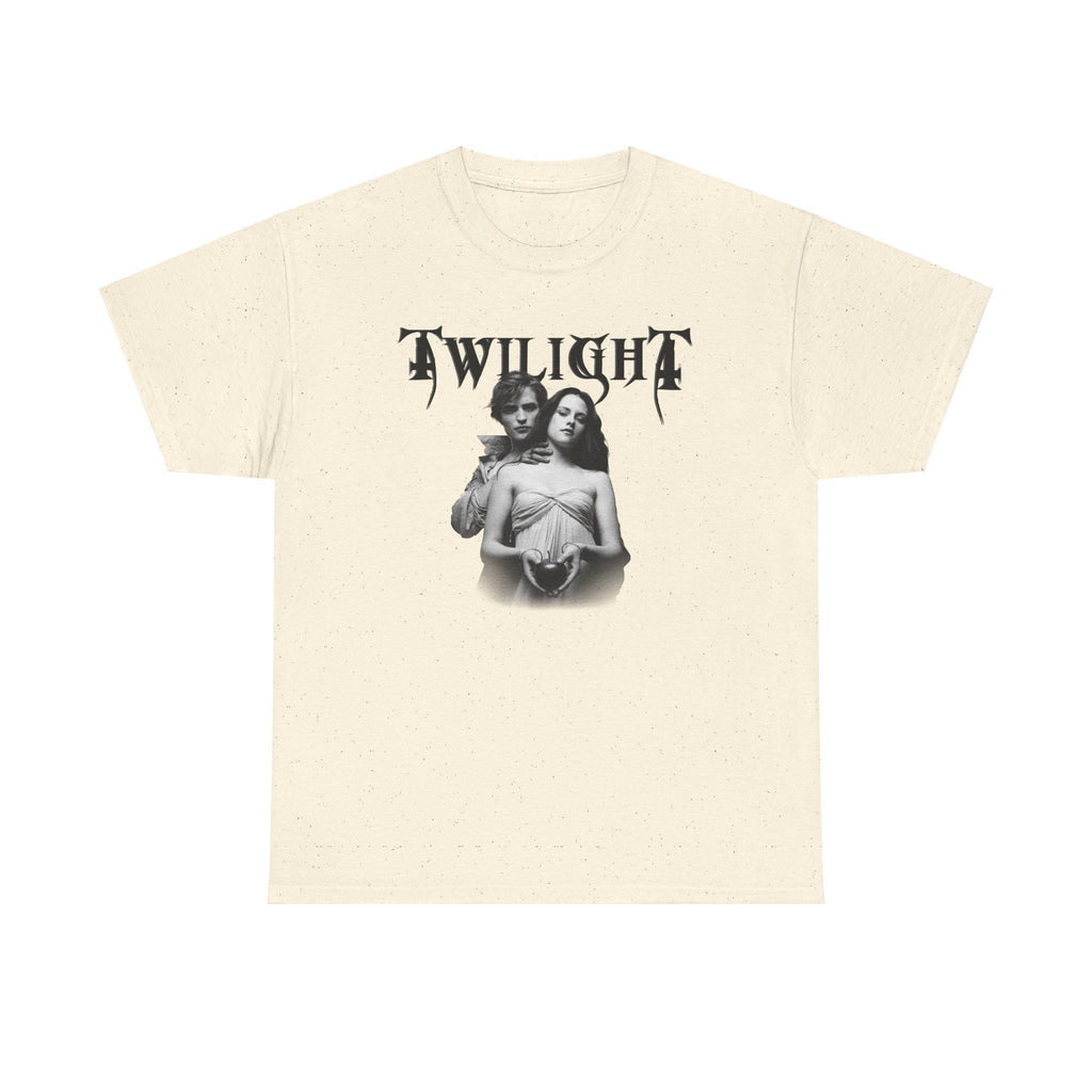 Twilight Metal Style Unisex Tee, Bella and Edward Graphic Shirt, Goth Tee, Vampire Couple Shirt, Alternative Rock Band Tee, Pop Culture Tee