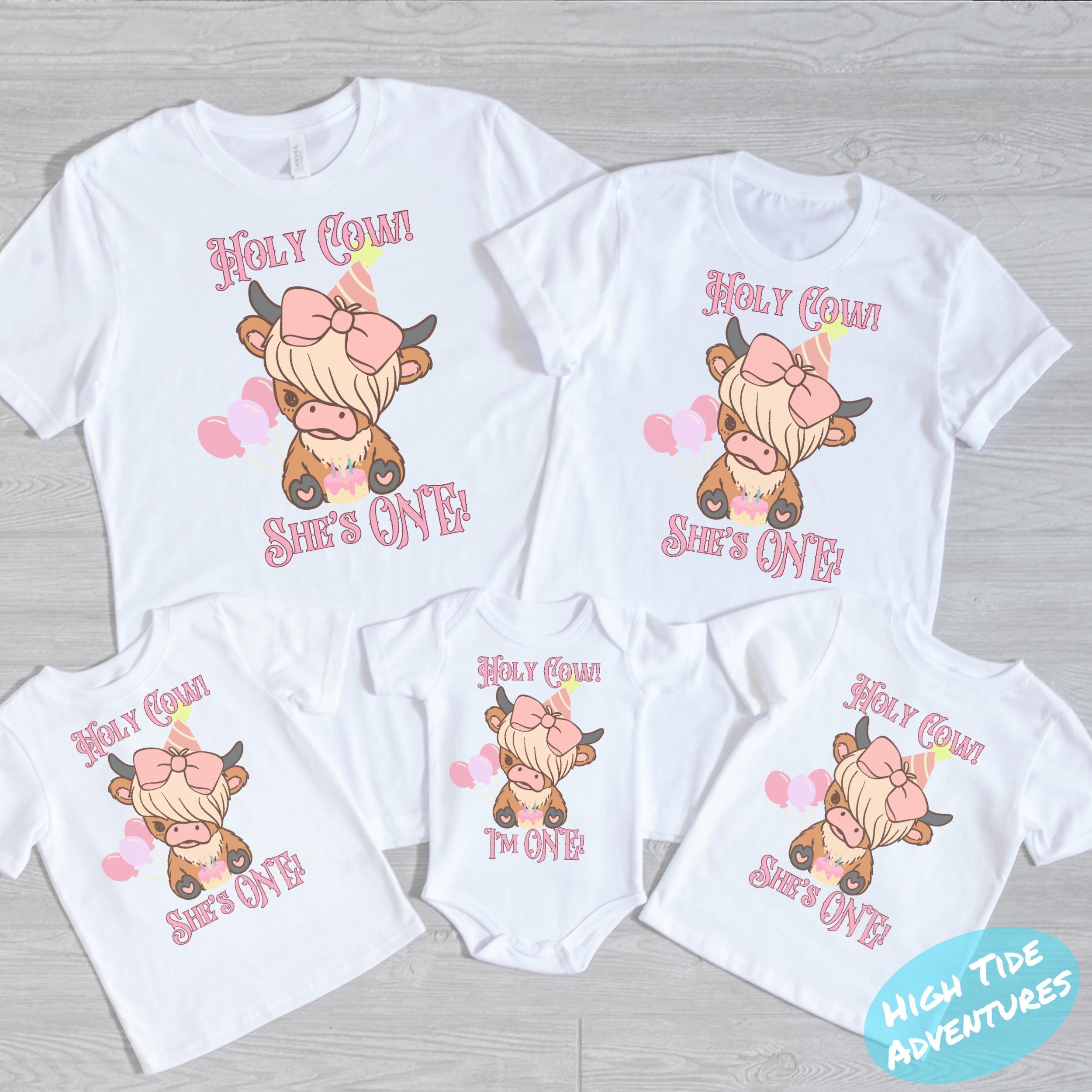 Holy Cow Im One Shirt, Western Country Mom Dad Shirts, Rodeo Mama Daddy Couples T-shirts, Country Girl Mama Shirt, Mom Dad Rodeo Shirt