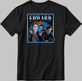 Famous Character Edward Cullen Figure, Short Sleeve White-Black Men's / Women's T Shirt T131