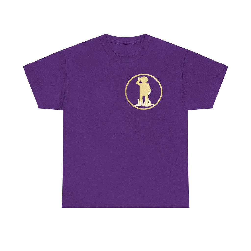 Perkaholic Tee Shirt - Celebrate Gaming with Iconic Perk Symbols on the Back - Unisex Heavy Cotton Tee