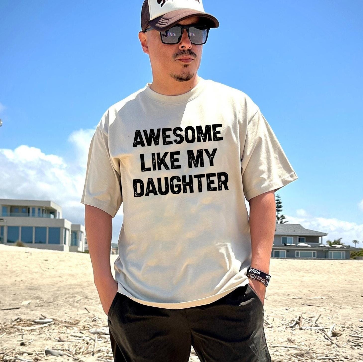 Awesome Like My Daughter Shirt, Funny Shirt for Men, Father's Dad Gift, Gift From Daughter To Dad, Husband Gift Funny Dad Shirt