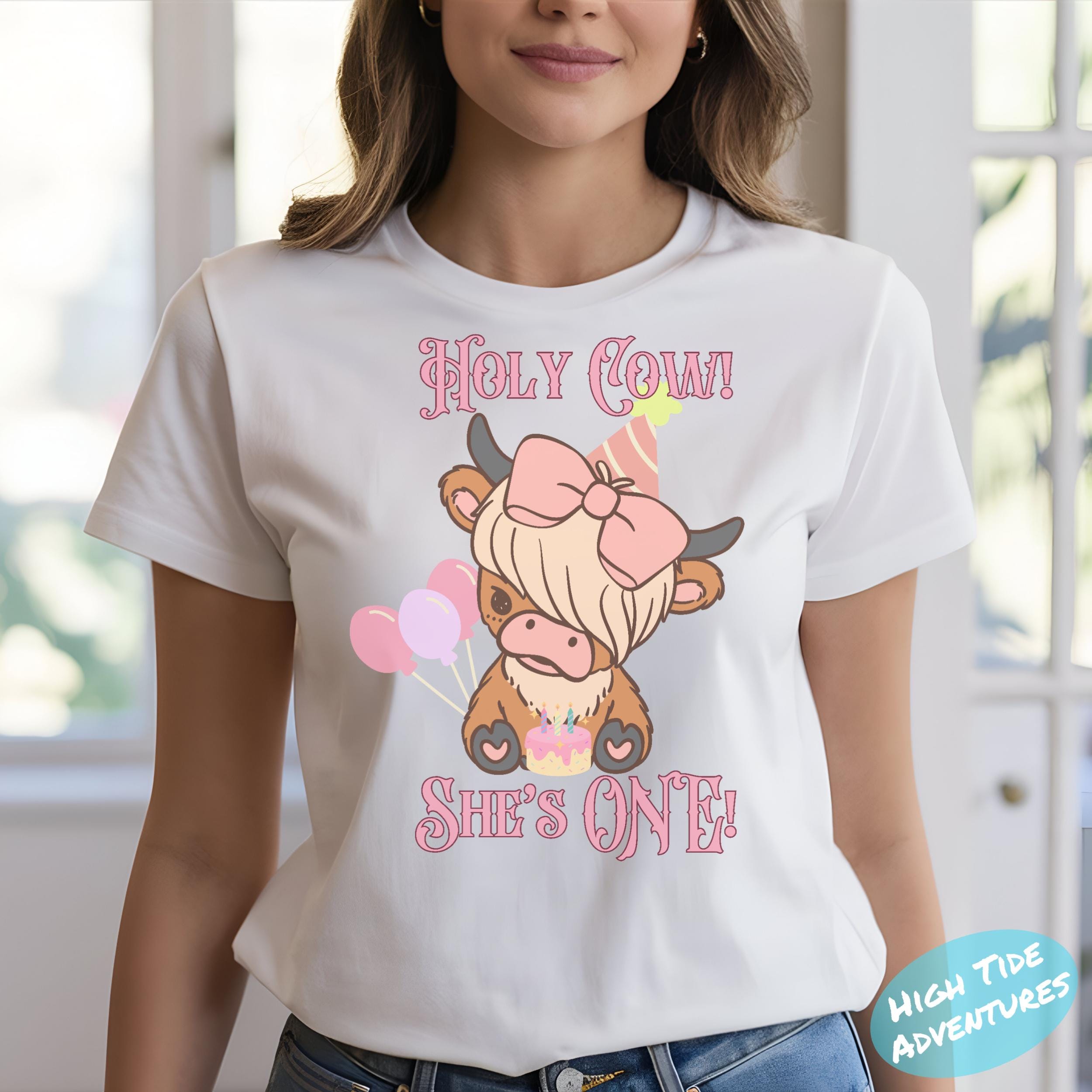 Holy Cow Im One Shirt, Western Country Mom Dad Shirts, Rodeo Mama Daddy Couples T-shirts, Country Girl Mama Shirt, Mom Dad Rodeo Shirt