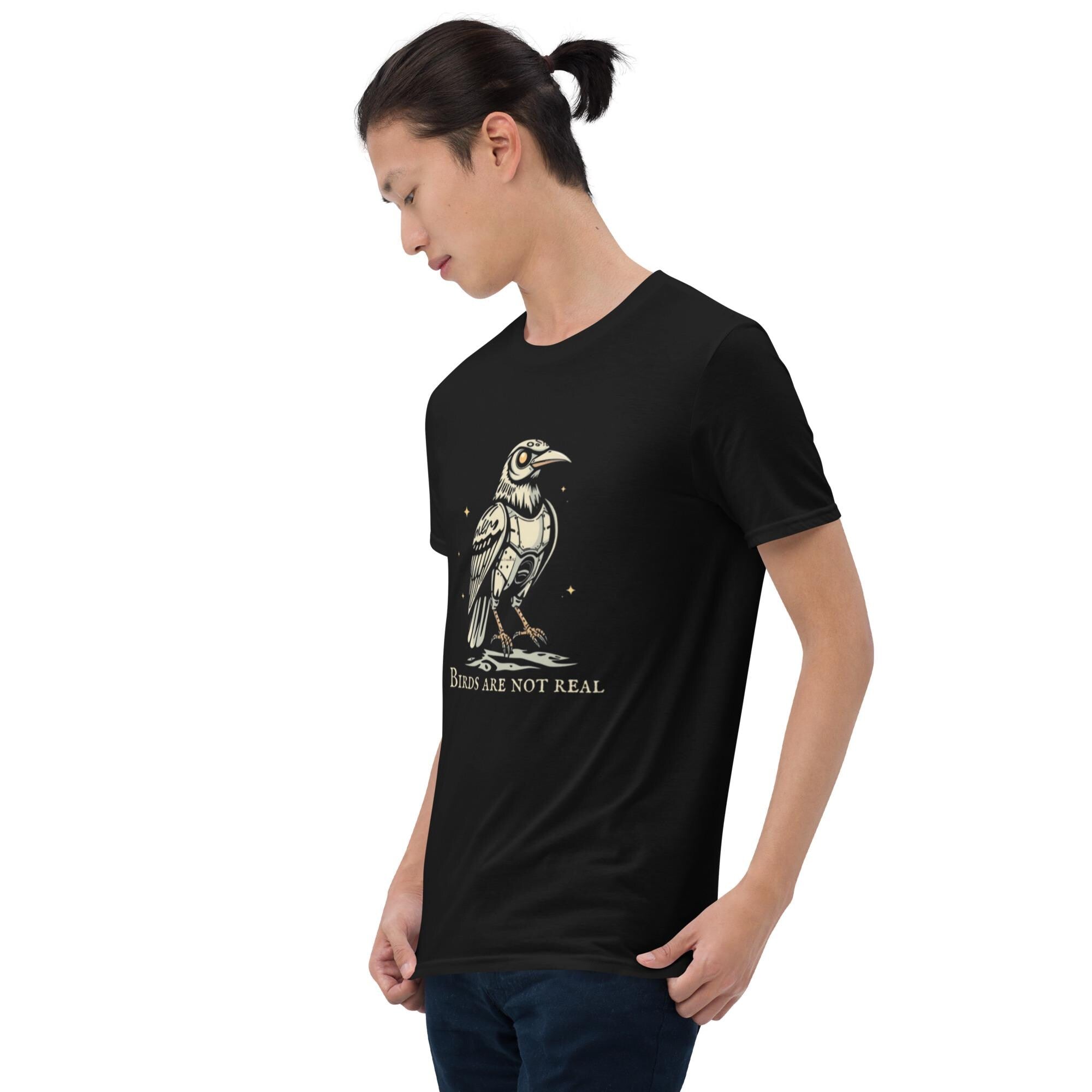 Birds Aren't Real Soft Style T-Shirt, Funny Birds Conspiracy Tee, Graphic Bird Shirt, Hilarious Birds Shirt, Birds Aren't Real Shirt