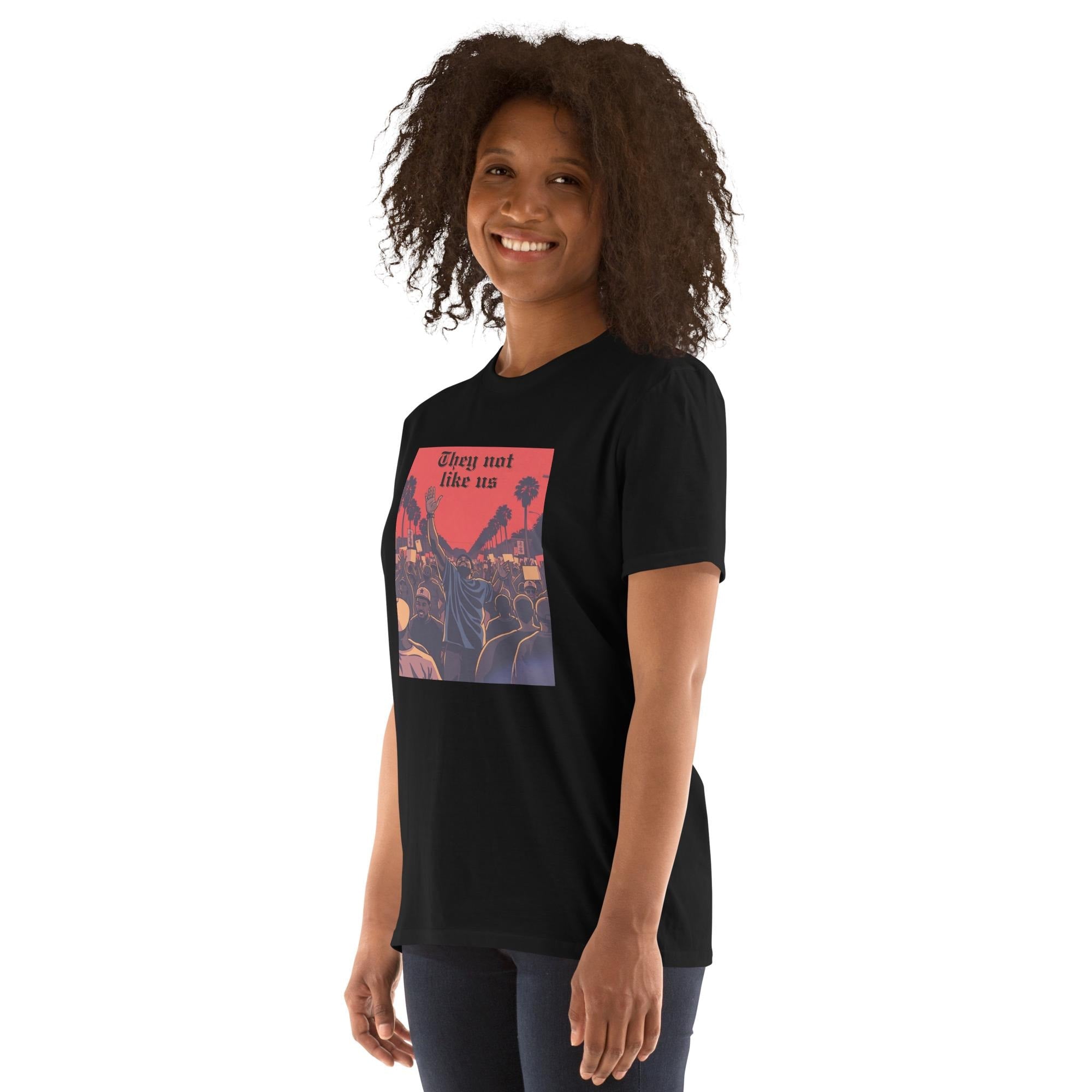 They Not Like Us Soft Style T-Shirt, Funny Statement Tee, Unique Graphic Shirt, Theyâ€™re Different Shirt, Cool Quote T-Shirt