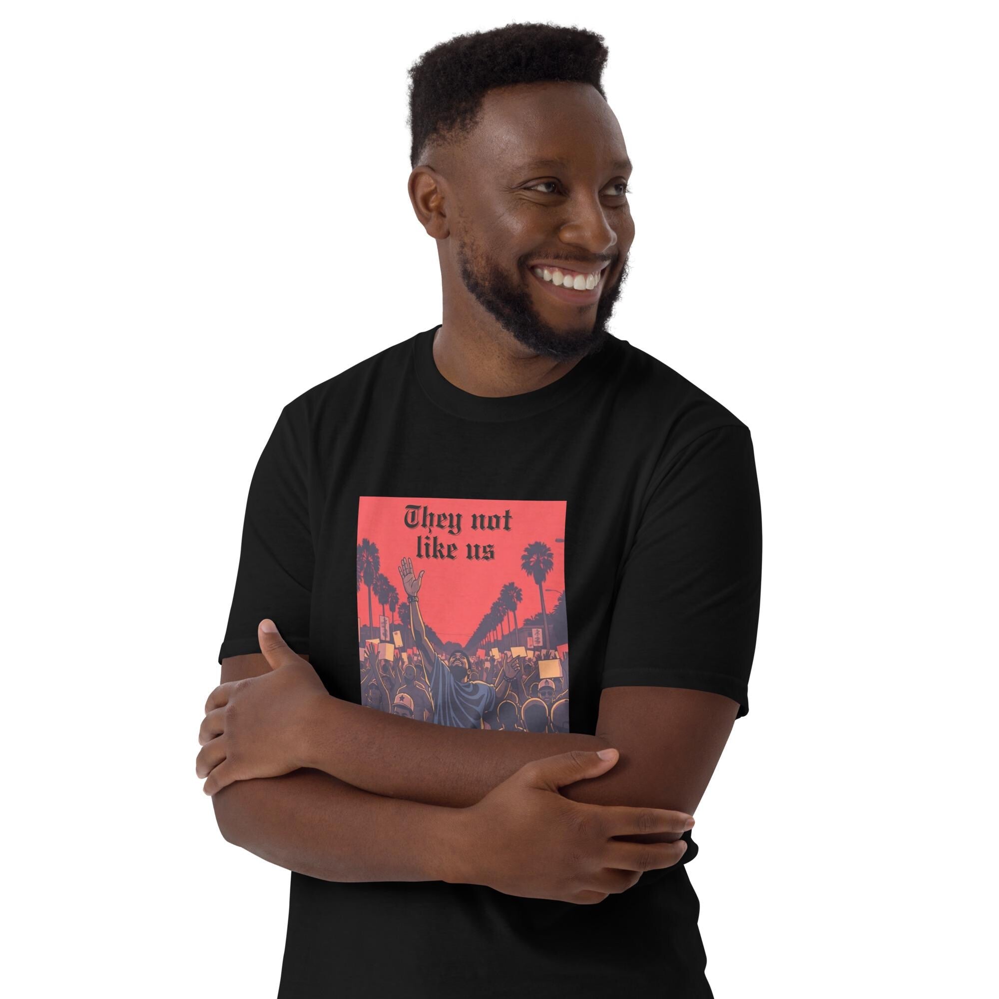 They Not Like Us Soft Style T-Shirt, Funny Statement Tee, Unique Graphic Shirt, Theyâ€™re Different Shirt, Cool Quote T-Shirt