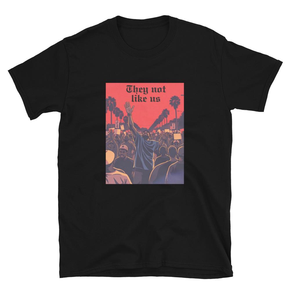 They Not Like Us Soft Style T-Shirt, Funny Statement Tee, Unique Graphic Shirt, Theyâ€™re Different Shirt, Cool Quote T-Shirt
