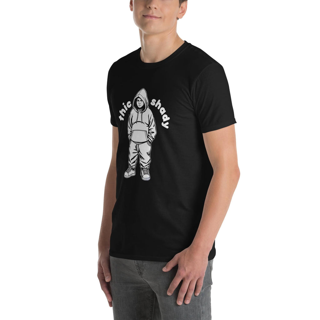 Thic Shady Soft Style T-Shirt, Funny Statement Tee, Cool Shady Graphic Shirt, Trendy Thic Shirt, Humorous Quote Tee