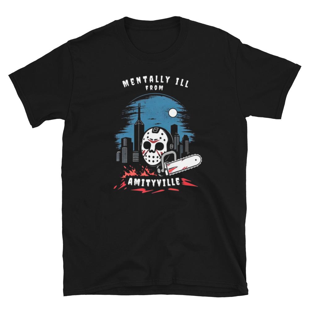 Mentally Ill from Amityville Eminem Style T-Shirt, Rap Music Shirt, Eminem Fan Tee, Hip-Hop Graphic Tee, Music Lover Shirt, Amityville Shirt