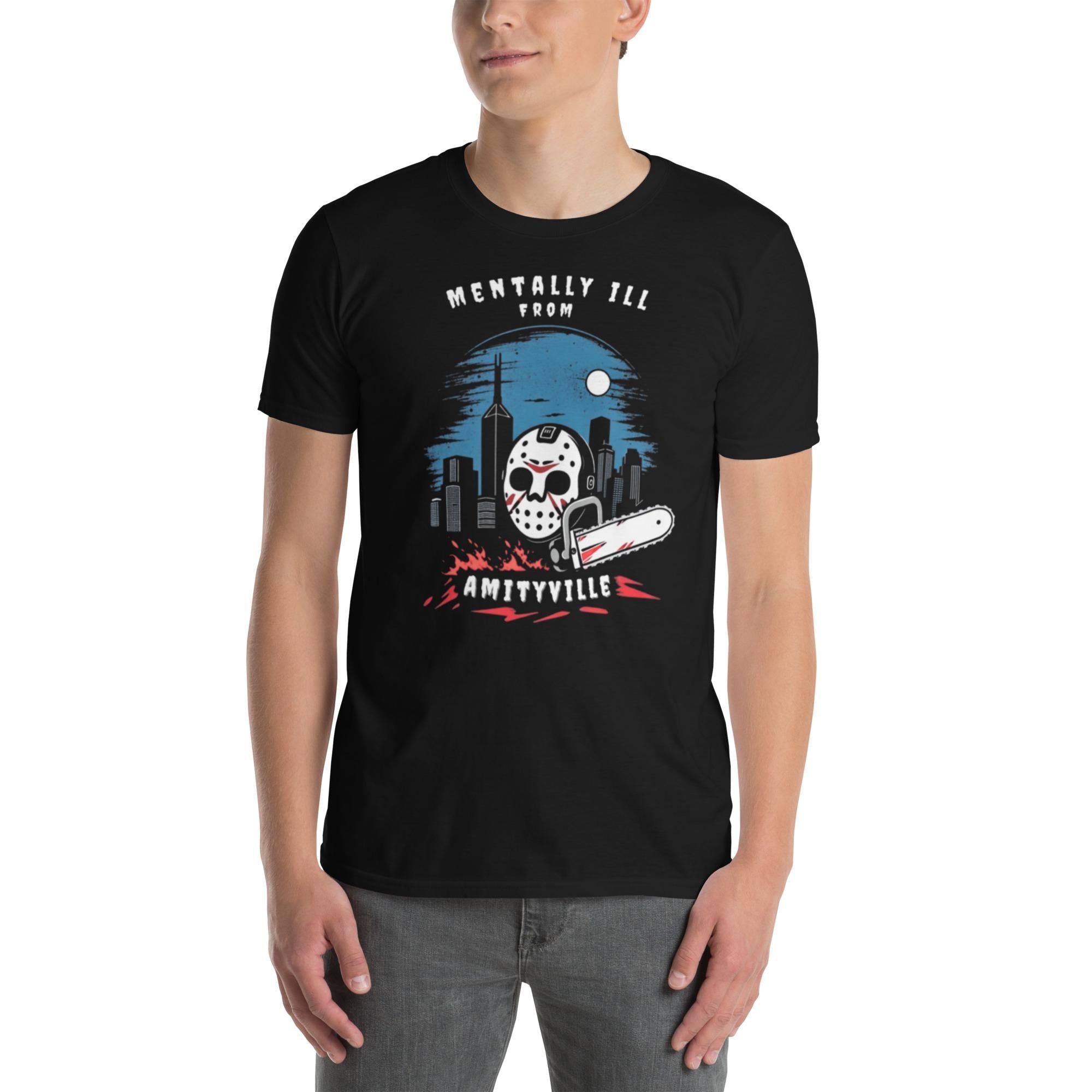Mentally Ill from Amityville Eminem Style T-Shirt, Rap Music Shirt, Eminem Fan Tee, Hip-Hop Graphic Tee, Music Lover Shirt, Amityville Shirt