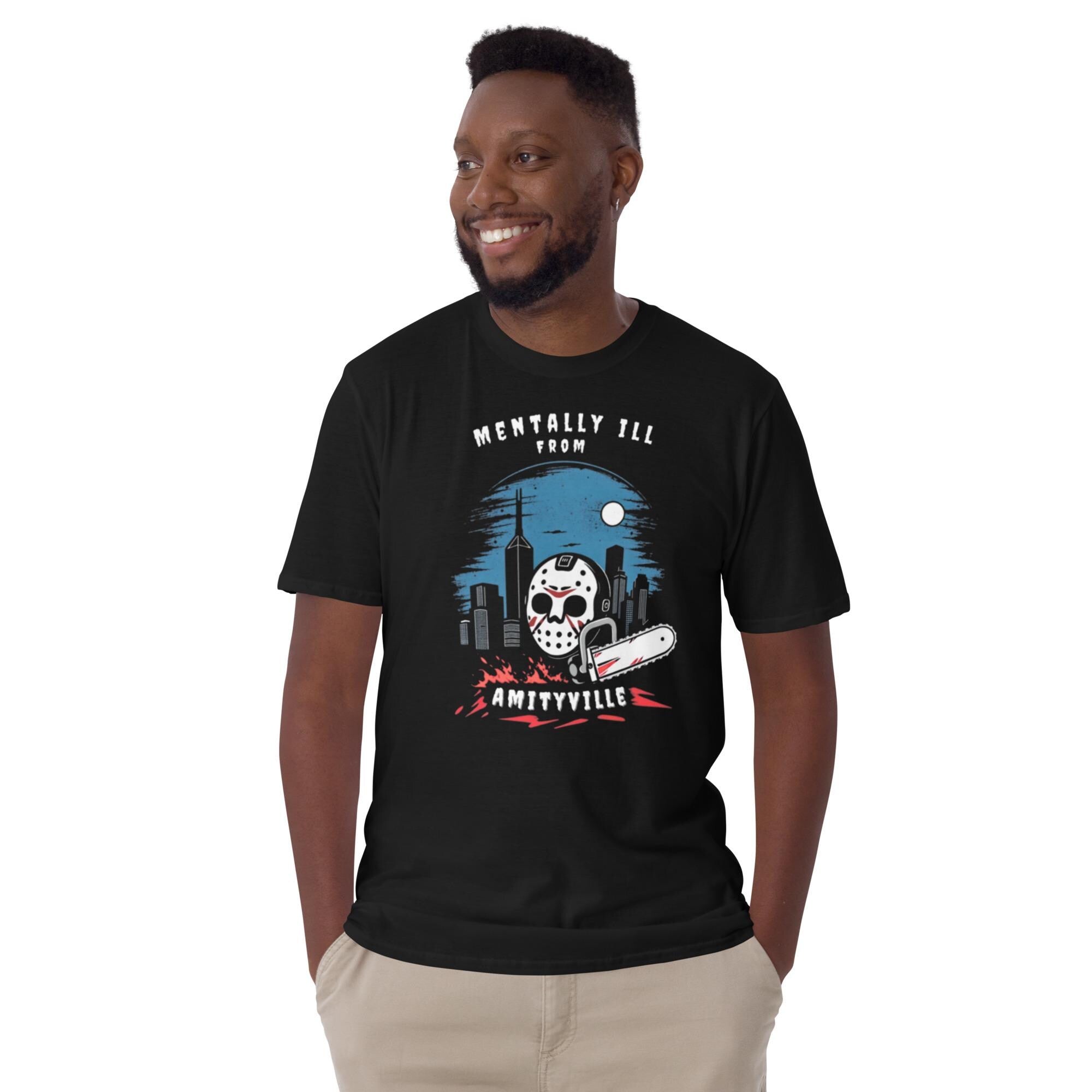 Mentally Ill from Amityville Eminem Style T-Shirt, Rap Music Shirt, Eminem Fan Tee, Hip-Hop Graphic Tee, Music Lover Shirt, Amityville Shirt