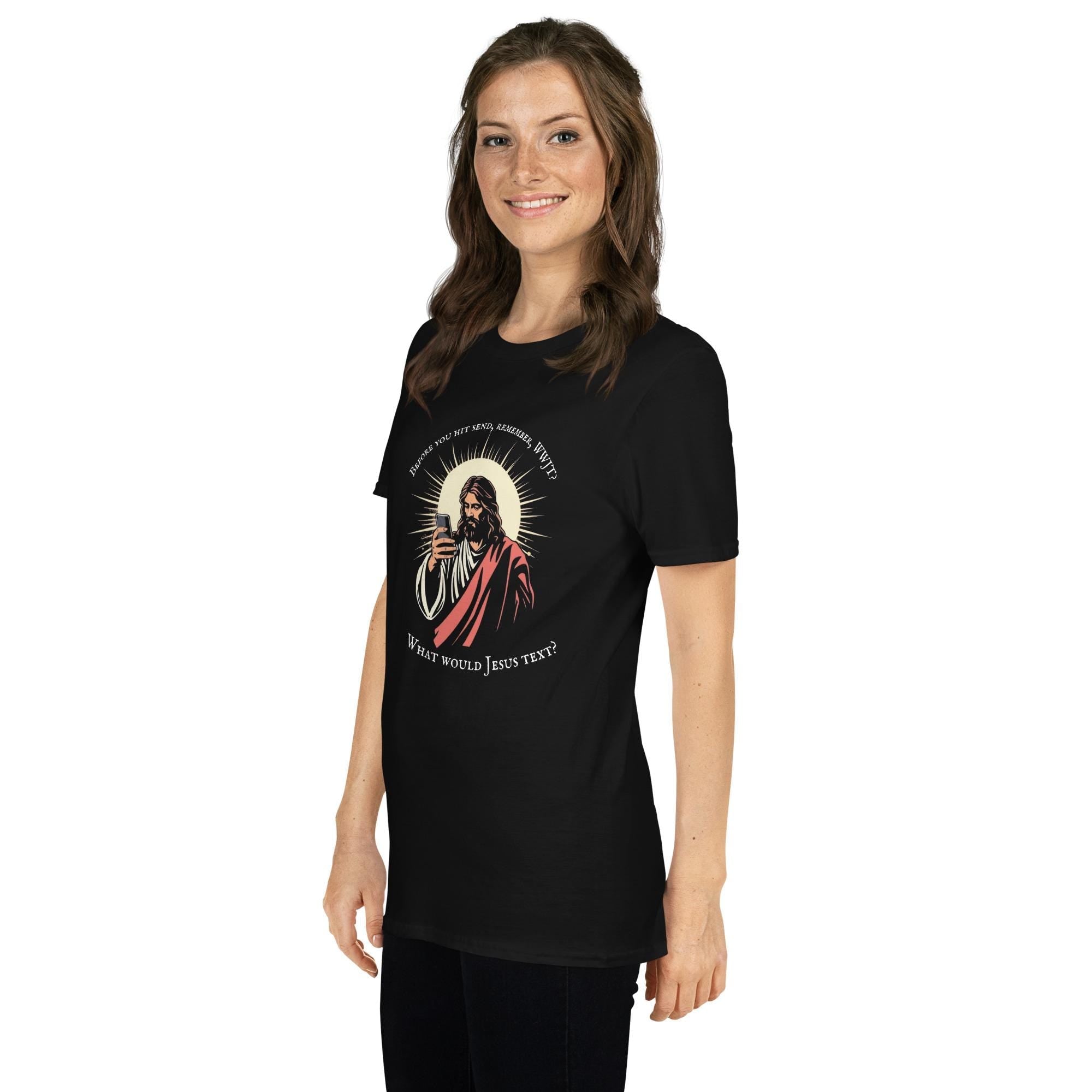 WWJD? Jesus Soft Style Shirt, Christian Graphic Tee, Inspirational Shirt, Religious T-Shirt, Faith Shirt, Jesus Tee, Biblical Shirt