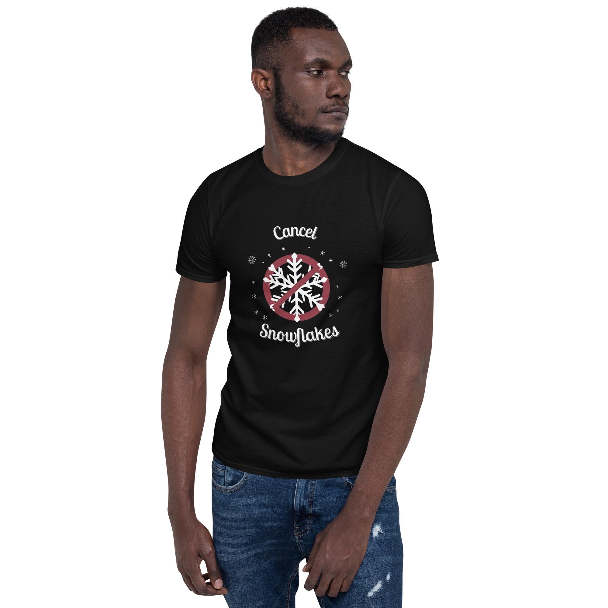Cancel Snowflakes Shirt, Funny Graphic Tee, Soft Style Shirt, Winter Humor Tee, Cancel Culture Shirt, Political Humor Shirt, Snowflakes Tee