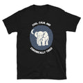Cool Calm and Chronically Tired Soft Style T-Shirt, Funny Lazy Graphic Tee, Chronic Fatigue Shirt, Humorous Tired Shirt, Relaxation Shirt